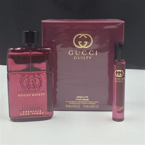 gucci guilty absolute edp 50ml|gucci guilty edp gift set.